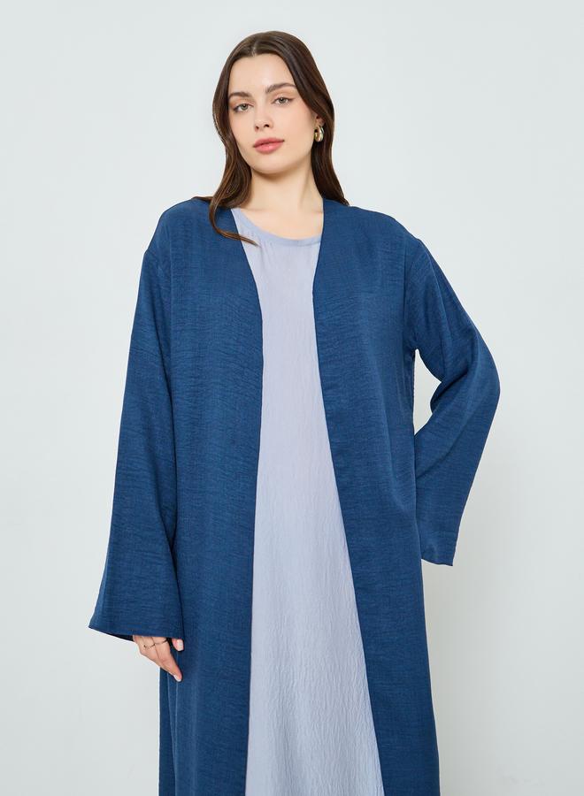 ستايلي عباية كيمونو بحافة واسعة للنساء - Image 2